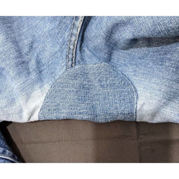 Lee Riders Denim Blue Jeans 35x28 Talon 42 Zipper Mens 1970s Dark Wash Straight - Picture 14 of 14